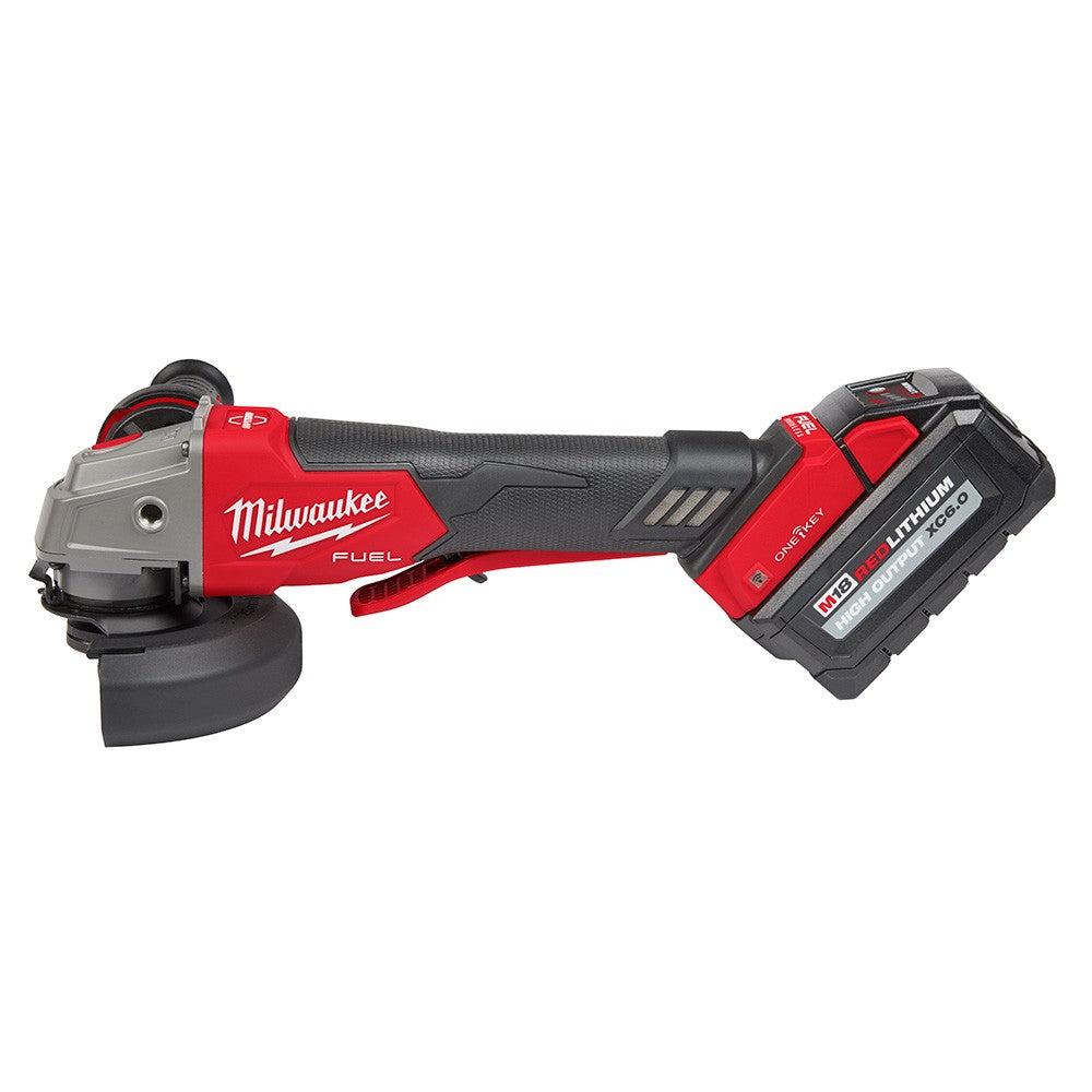Milwaukee 2882-22 M18 FUEL™ 4-1/2/5 Braking Grinder w/ ONE-KEY™ Paddle Switch, No-Lock Kit