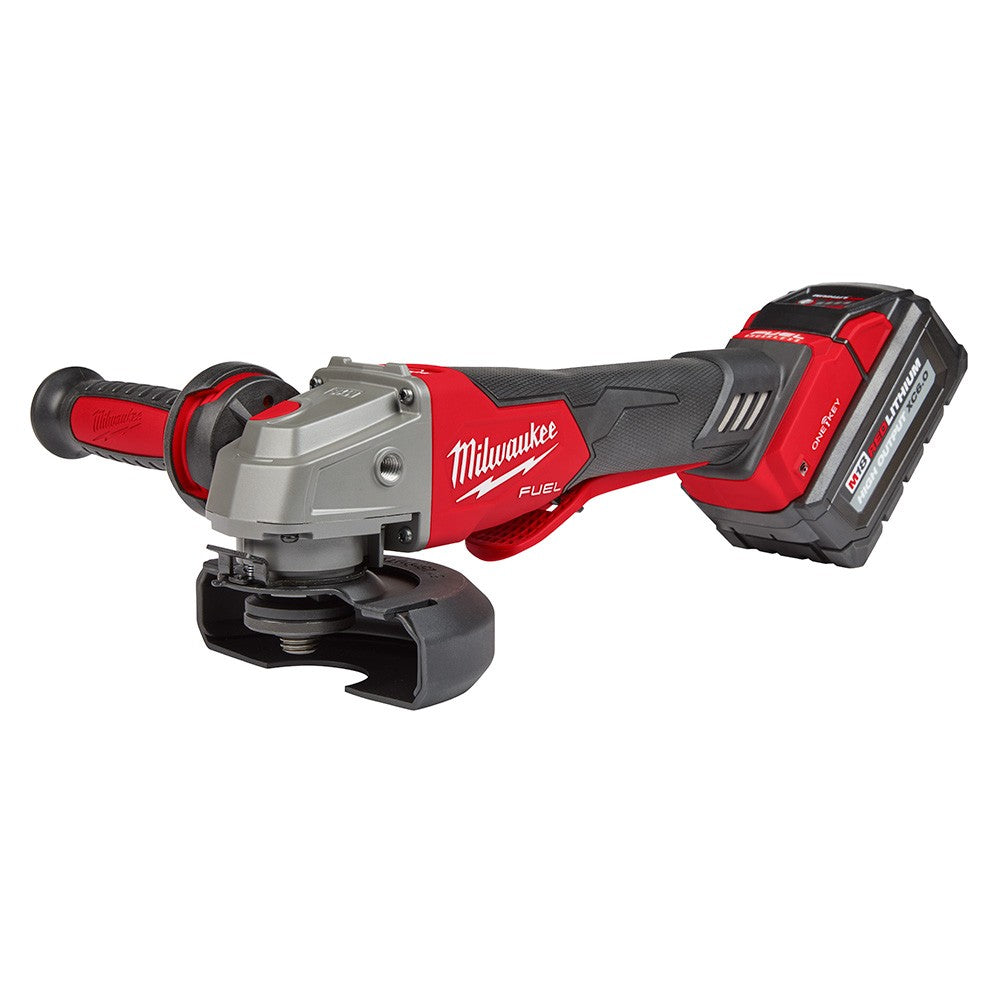 Milwaukee 2882-22 M18 FUEL™ 4-1/2/5 Braking Grinder w/ ONE-KEY™ Paddle Switch, No-Lock Kit