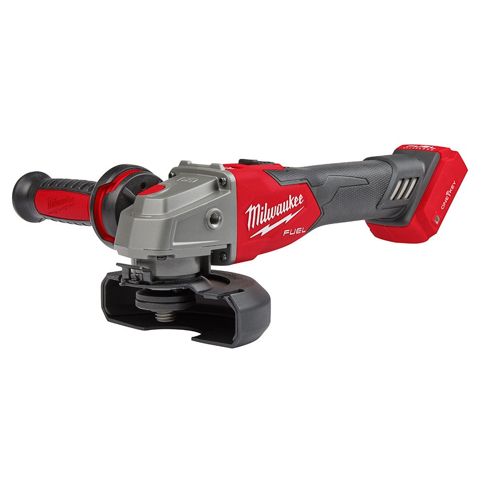 Milwaukee 2883-20 M18 FUEL™ 4-1/2/5 Braking Grinder w/ ONE-KEY™ Slide Switch, Lock-On, Bare