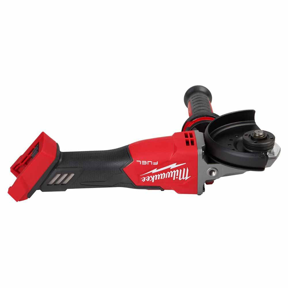 Milwaukee 2887-20 M18 FUEL™ 5 Flathead Braking Grinder, Slide Switch Lock-On