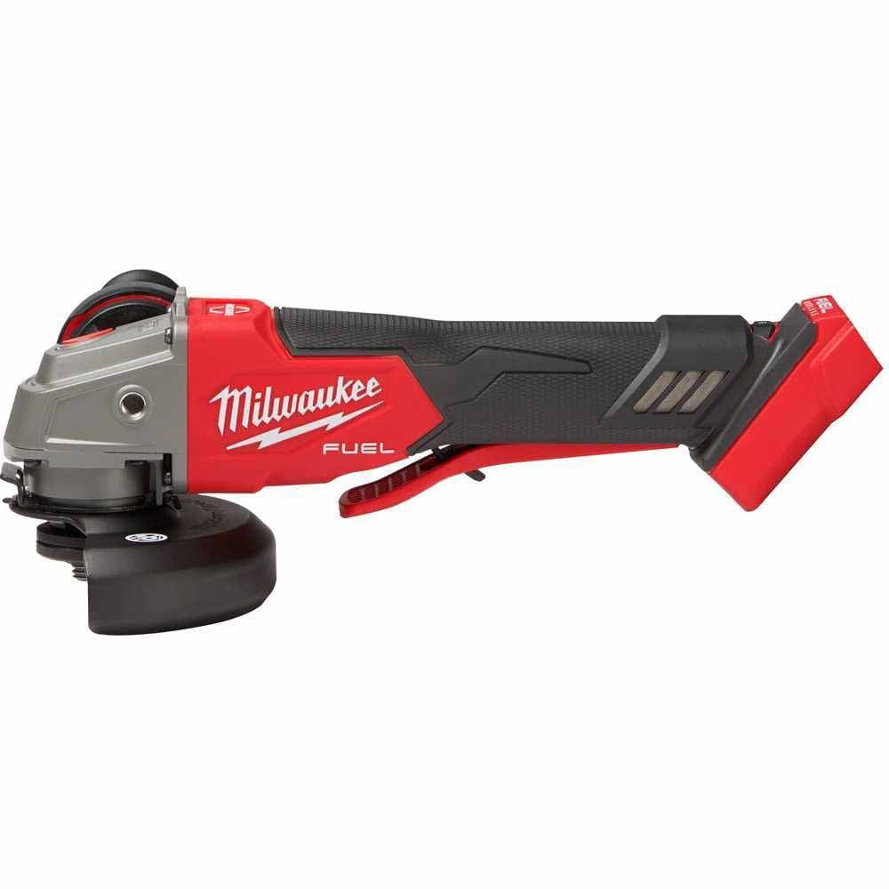Milwaukee 2888-20 M18 FUEL™ 4-1/2 / 5 Variable Speed Braking Grinder, Paddle Switch No-Lock