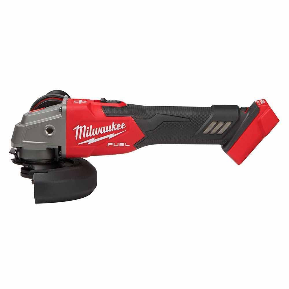 Milwaukee 2889-20 M18 FUEL™ 4-1/2 / 5 Variable Speed Braking Grinder, Slide Switch Lock-On