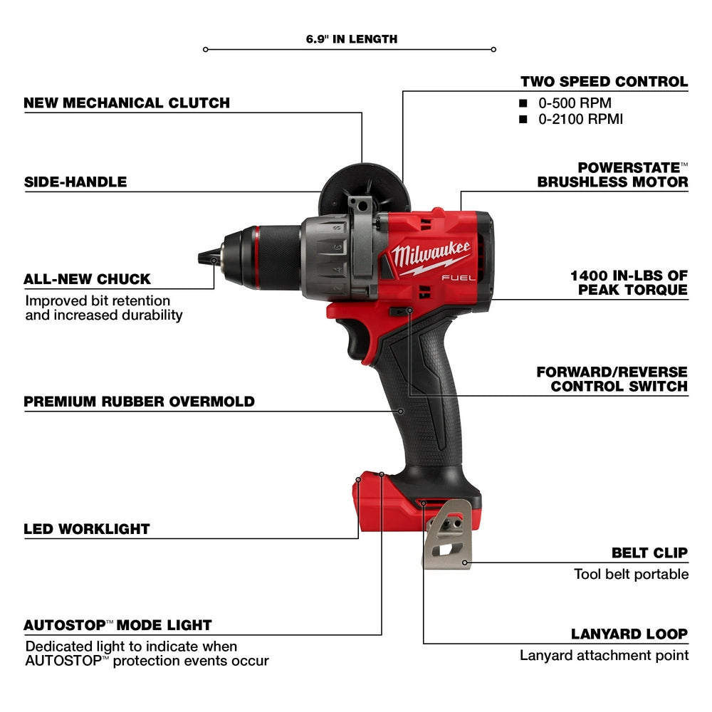 Milwaukee 2904-20 M18 FUEL 1/2 Hammer Drill/Driver