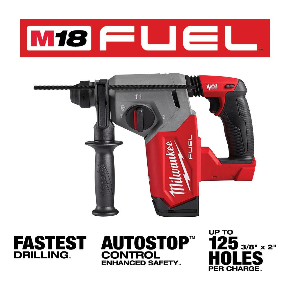 Milwaukee 2912-20 M18 FUEL™ 1 SDS Plus Rotary Hammer, Bare Tool