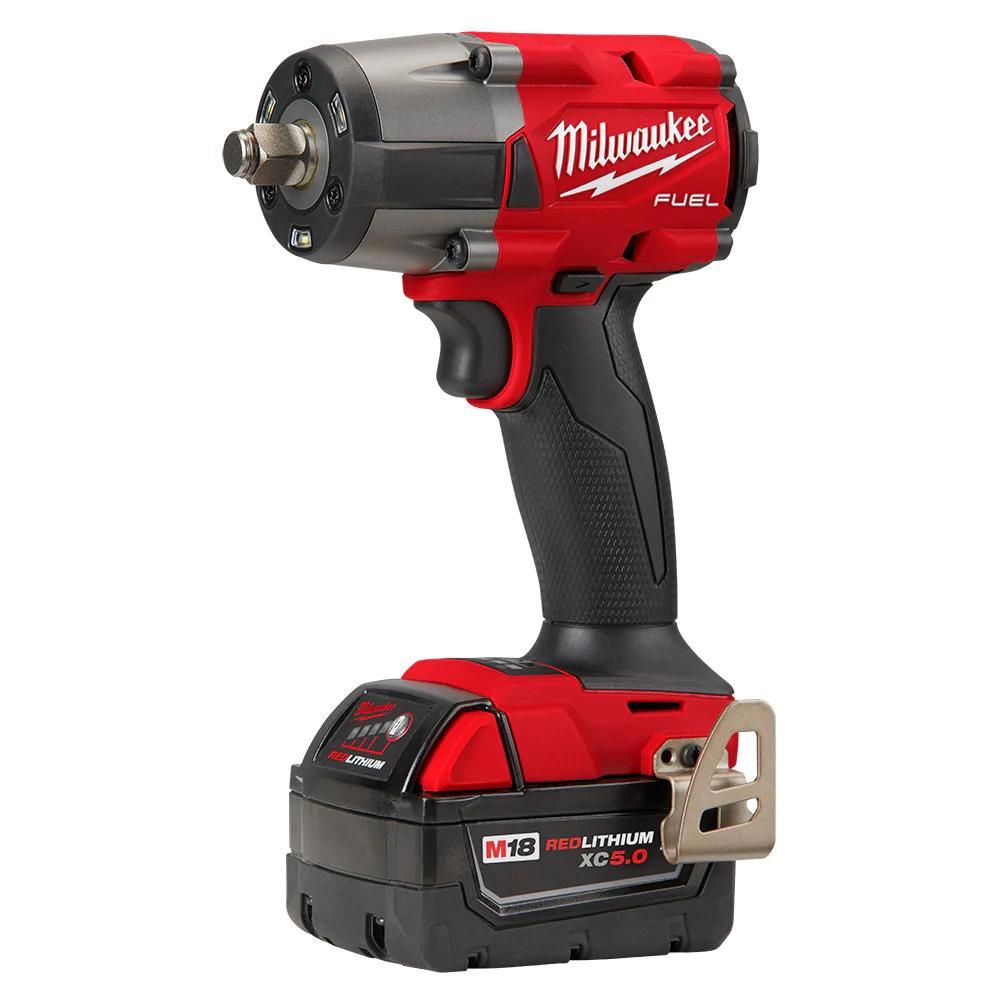 Milwaukee 2962-22R M18 FUEL 1/2 Mid-Torque Impact Wrench w/ Friction Ring Kit