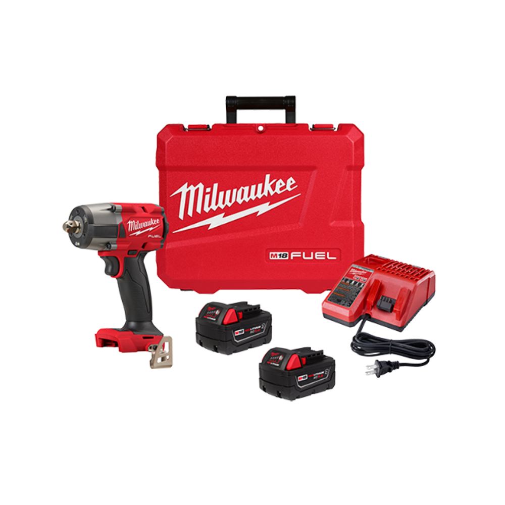 Milwaukee 2962P-22R M18 FUEL 1/2 Mid-Torque Impact Wrench w/ Pin Detent Kit