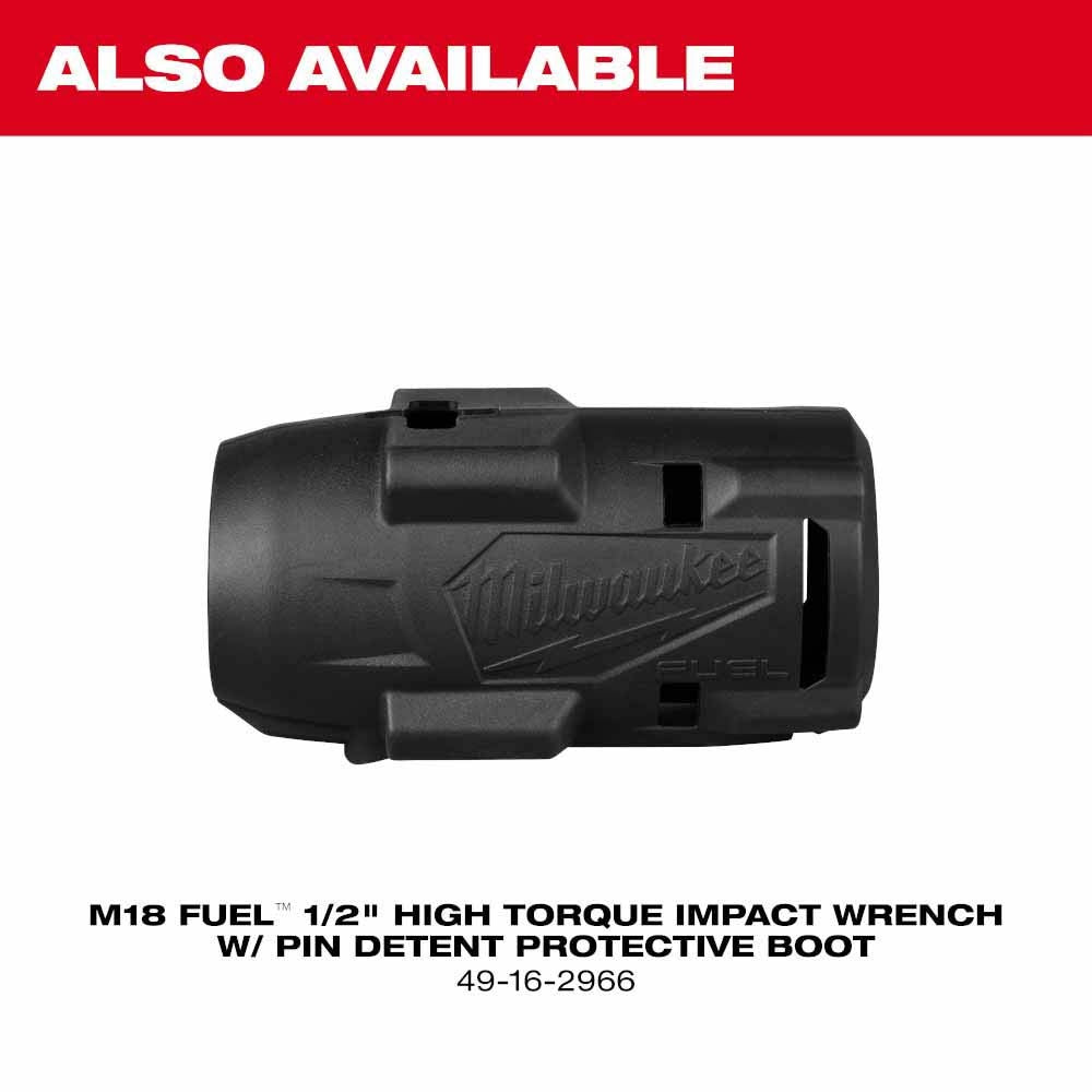 Milwaukee 2966-22 M18 FUEL 1/2 High Torque Impact Wrench w/ Pin Detent Kit