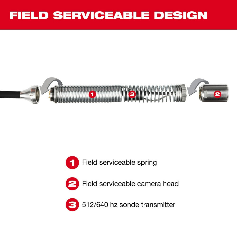 Milwaukee 2972-22 M18 100 Flexible Pipeline Inspection System