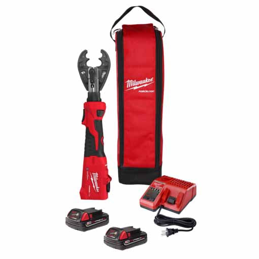 Milwaukee 2978-22O M18™ FORCE LOGIC™ 6T Linear Utility Crimper Kit w/ O-D3 Jaw