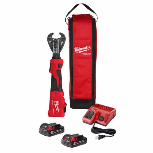 Milwaukee 2978-22 M18™ FORCE LOGIC™ 6T Linear Utility Crimper Kit w/ Snub Nose Jaw