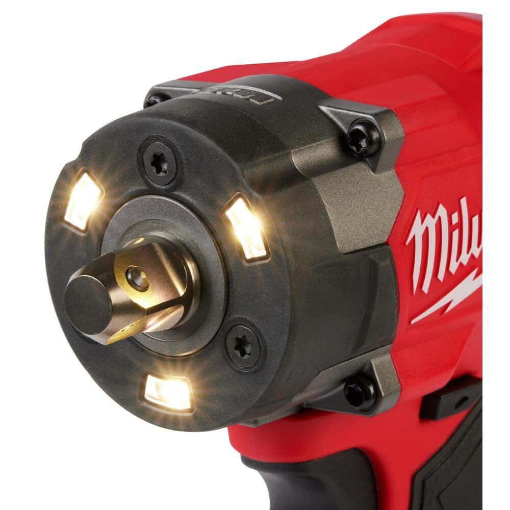 Milwaukee 3061P-20 M18 FUEL 1/2 Controlled Torque Compact Impact Wrench w/ TORQUE-SENSE, Pin Detent, Bare