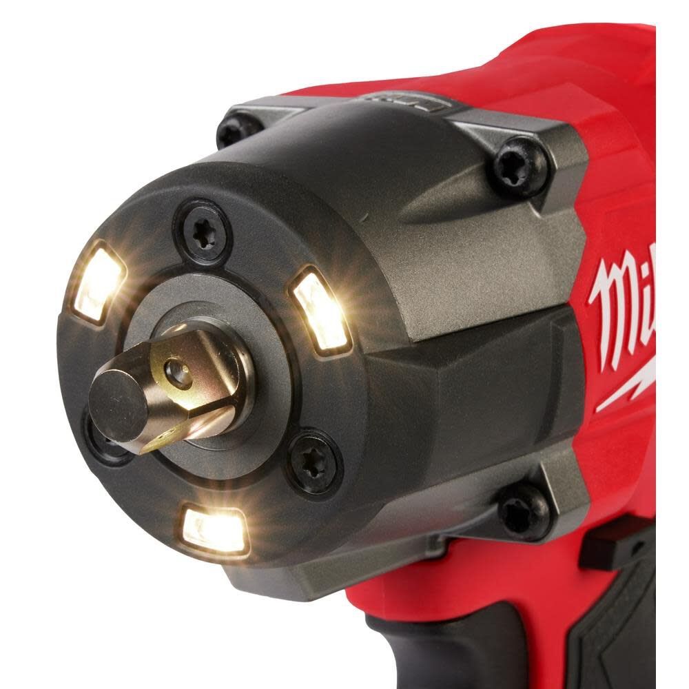 Milwaukee 3062P-20 M18 FUEL 1/2 Controlled Mid-Torque Impact Wrench w/ TORQUE-SENSE, Pin Detent
