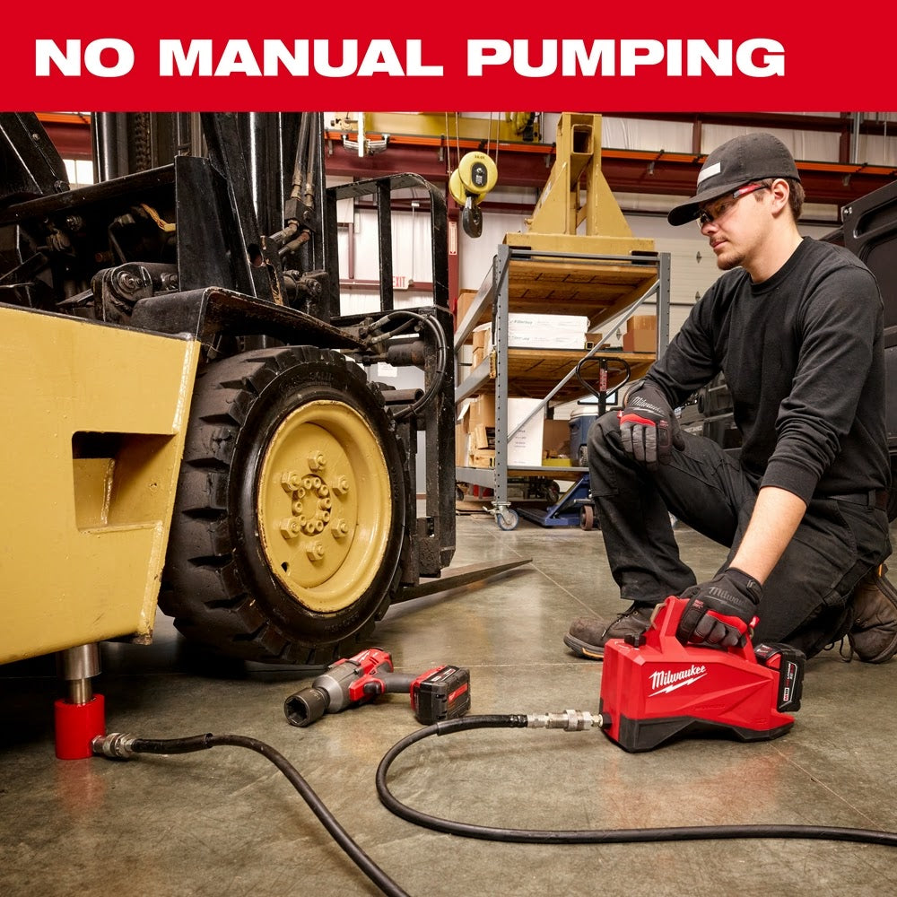 Milwaukee 3120-21 M18 Brushless Single Acting 60 in 3 10,000psi Hydraulic Pump