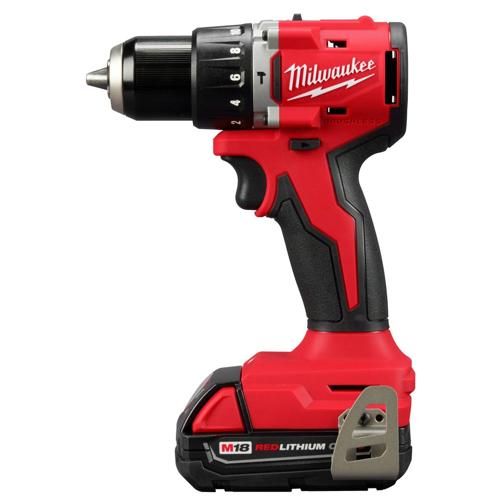 Milwaukee 3602-22CT M18 Compact Brushless 1/2 Hammer Drill/Driver Kit