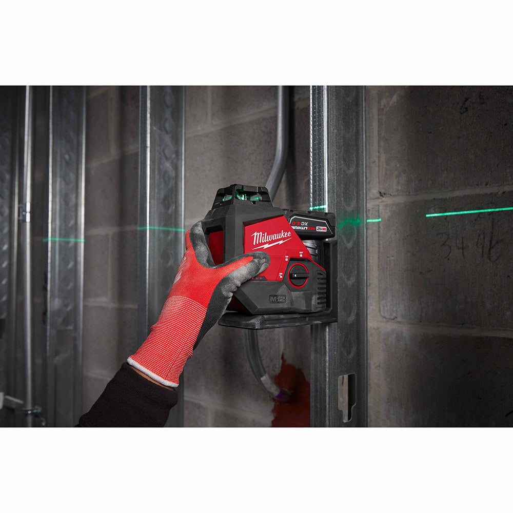 Milwaukee 3631-21 M12 Green Single Plane Laser Kit