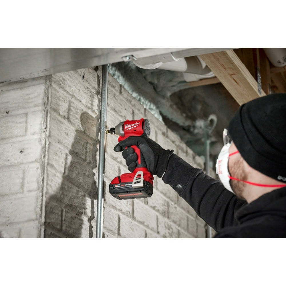 Milwaukee 3651-20 M18 Compact Brushless 1/4 Hex 3-Speed Impact Driver