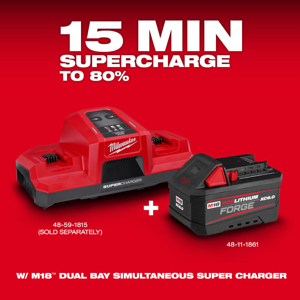 Milwaukee 48-11-1861 M18 REDLITHIUM FORGE XC6.0 Battery Pack