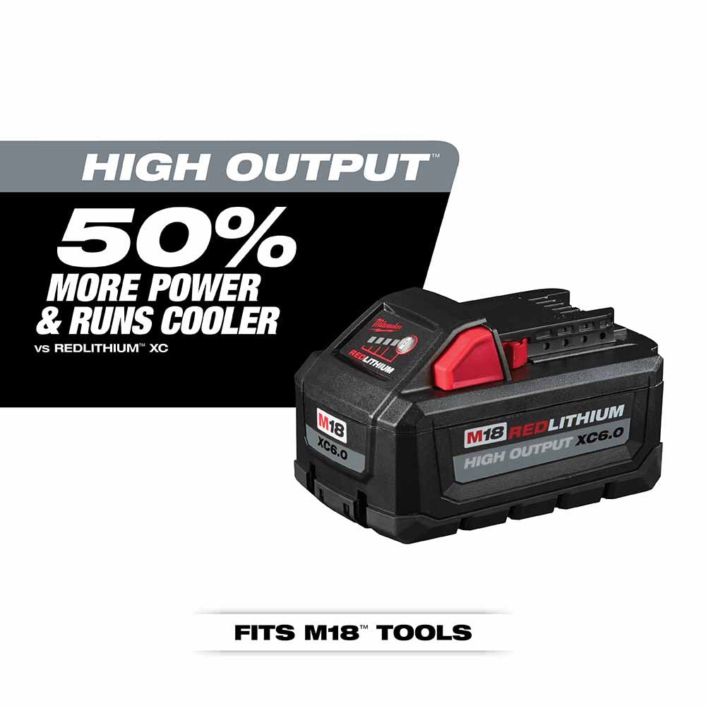 Milwaukee 48-11-1865 M18 REDLITHIUM High Output XC6.0 Battery Pack
