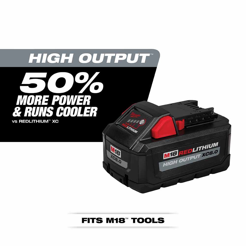 Milwaukee 48-11-1880 M18 REDLITHIUM HIGH OUTPUT XC8.0 BATTERY