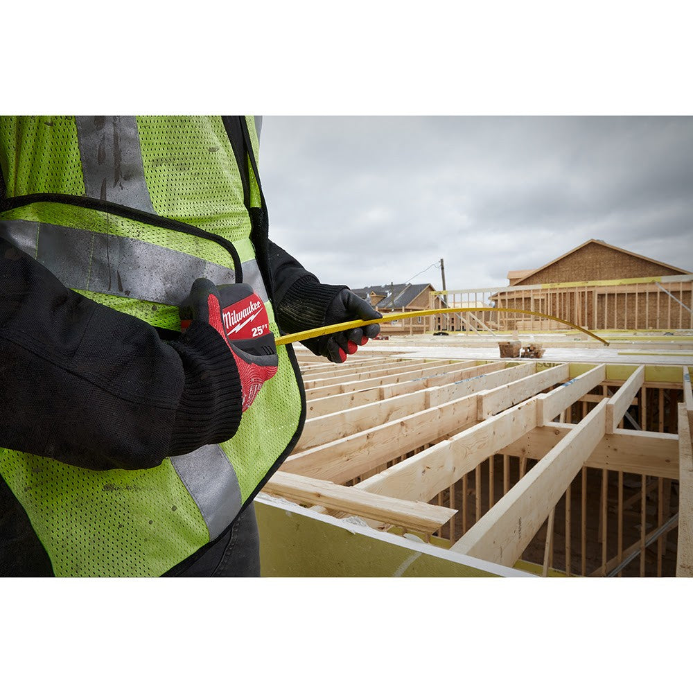 Milwaukee 48-22-0425 25 Compact Wide Blade Tape Measure