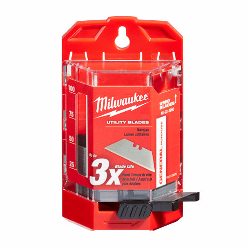 Milwaukee 48-22-1950 60Pc General Purpose Utility Blades w/ Dispenser