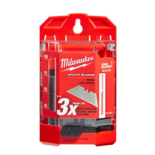Milwaukee 48-22-1975 75Pc General Purpose Utility Blades w/ Dispenser