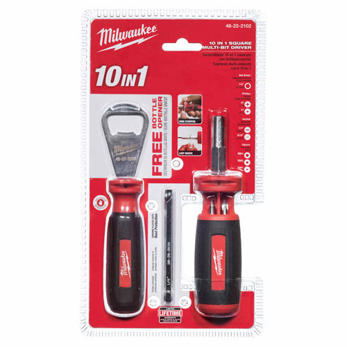 Milwaukee 48-22-2132 9-in-1 Square Drive Multi-bit Driver