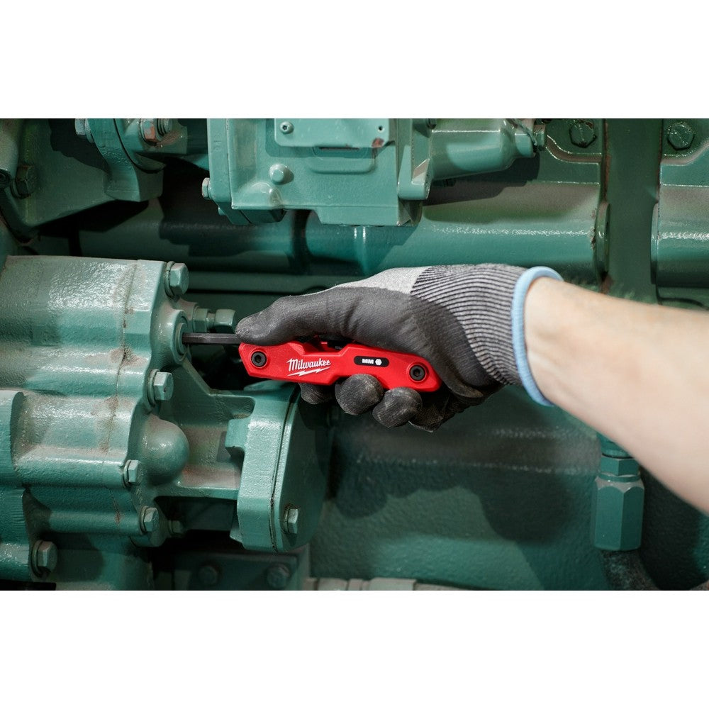 Milwaukee 48-22-2183 2PC 17-Key Folding Hex Key Sets - SAE/Metric