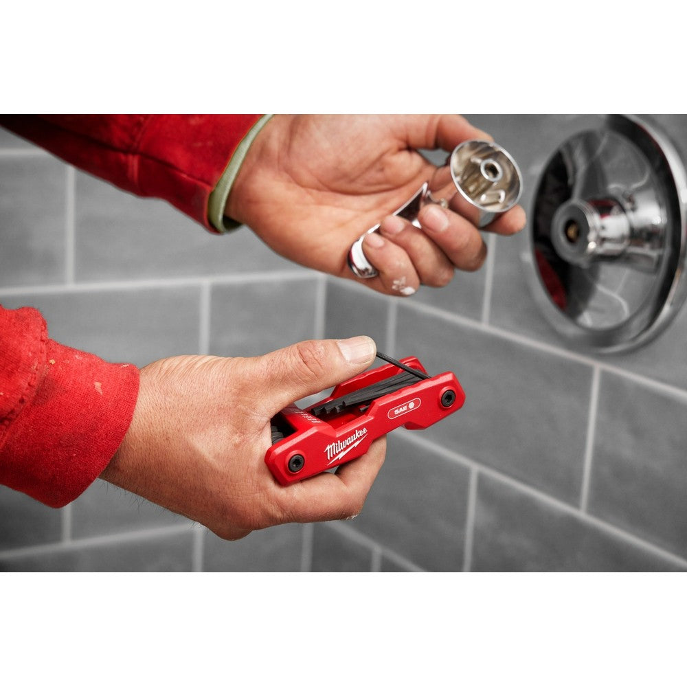 Milwaukee 48-22-2183 2PC 17-Key Folding Hex Key Sets - SAE/Metric