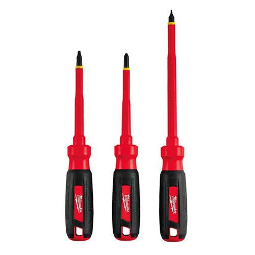 Milwaukee 48-22-2202 3Pc 1000V Insulated Screwdriver Set