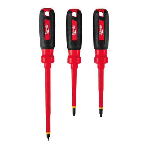 Milwaukee 48-22-2202 3Pc 1000V Insulated Screwdriver Set