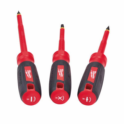 Milwaukee 48-22-2202 3Pc 1000V Insulated Screwdriver Set