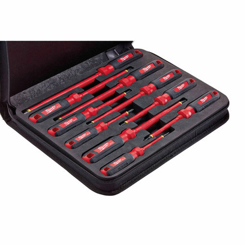 Milwaukee 48-22-2210 10Pc 1000V Insulated Screwdriver Set w/ EVA Foam Case