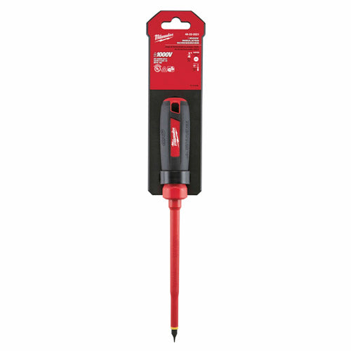 Milwaukee 48-22-2221 1/4 Slotted - 6 1000V Insulated Screwdriver