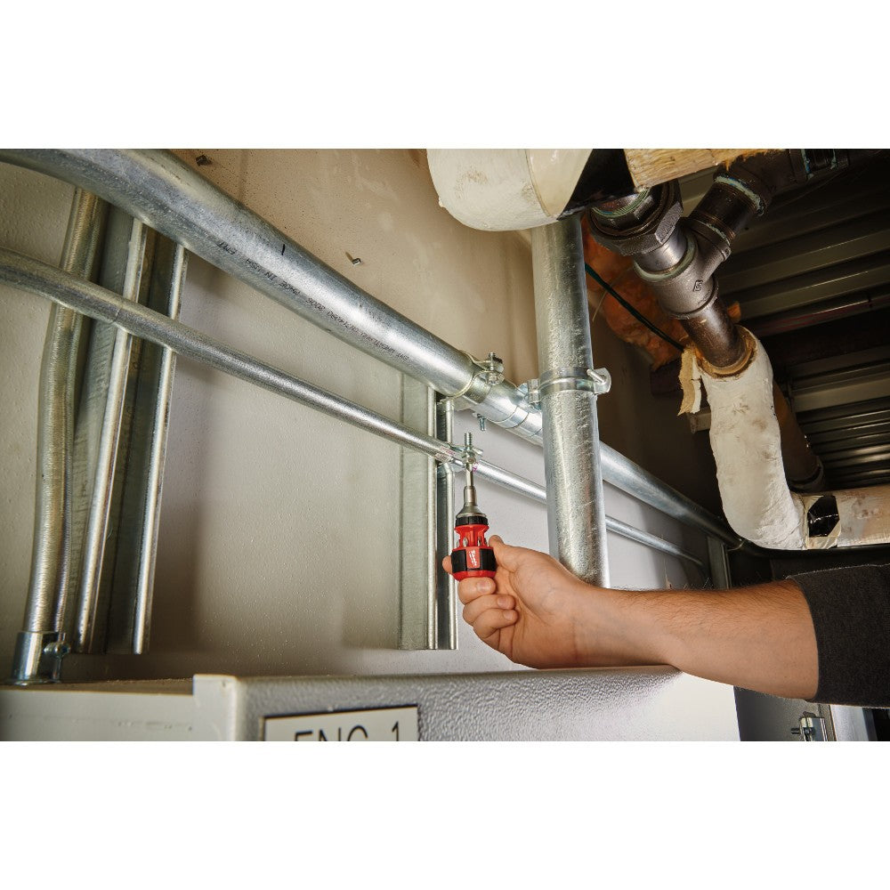 Milwaukee 48-22-2330 8-in-1 Compact Ratcheting Multi-bit Driver