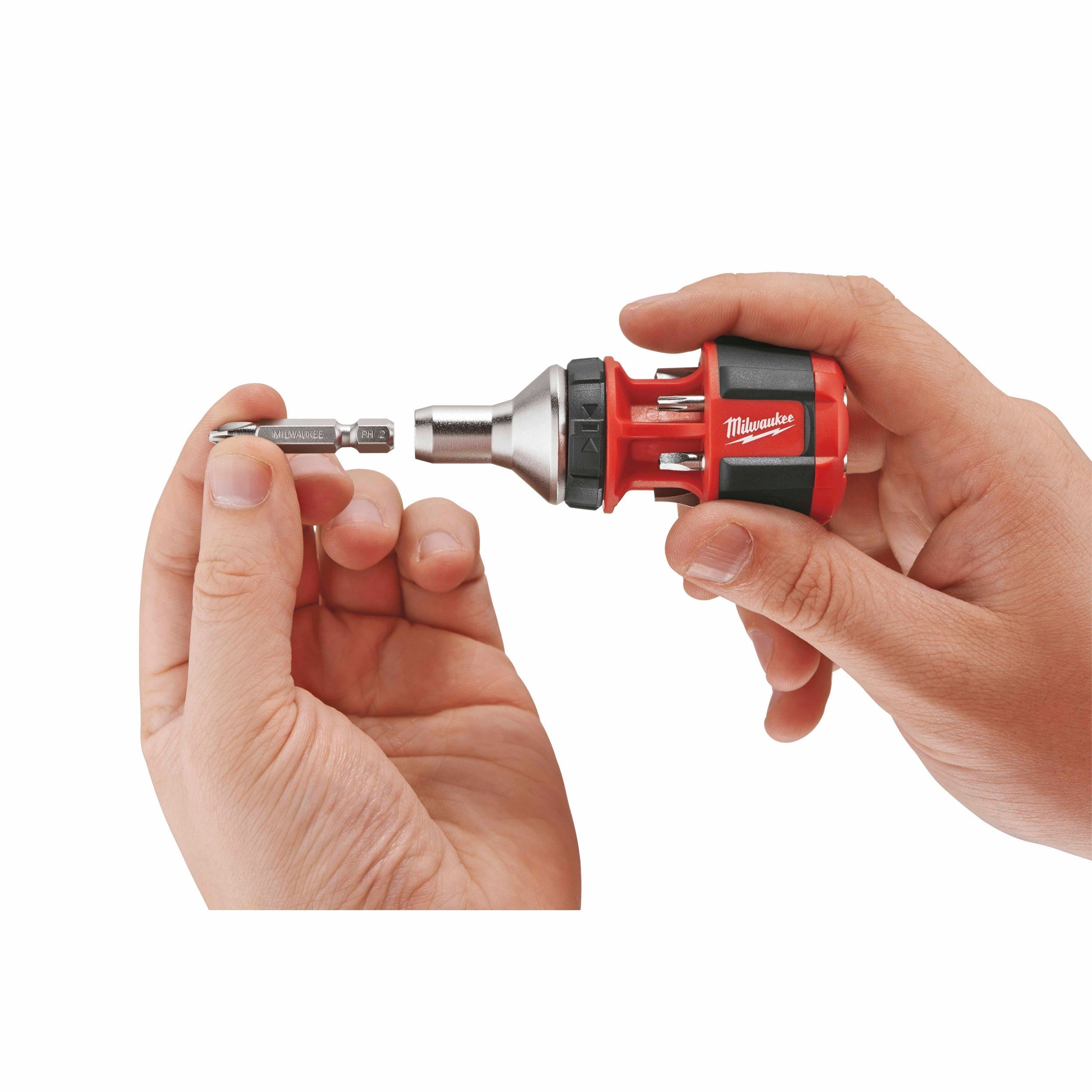 Milwaukee 48-22-2330 8-in-1 Compact Ratcheting Multi-bit Driver