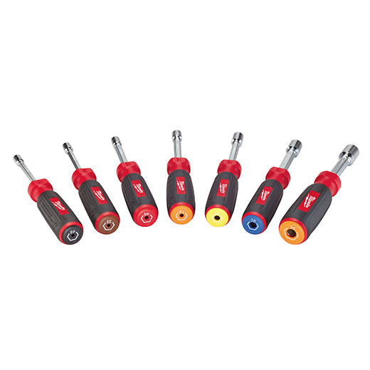 Milwaukee 48-22-2517 7Pc Magnetic HollowCore Metric Nut Driver Set