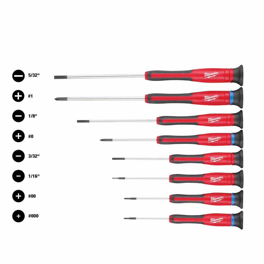 Milwaukee 48-22-2614 8Pc Precision Screwdriver