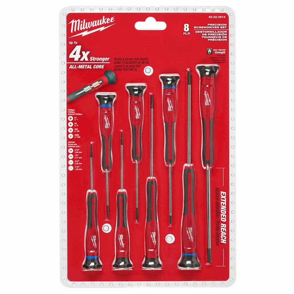Milwaukee 48-22-2614 8Pc Precision Screwdriver