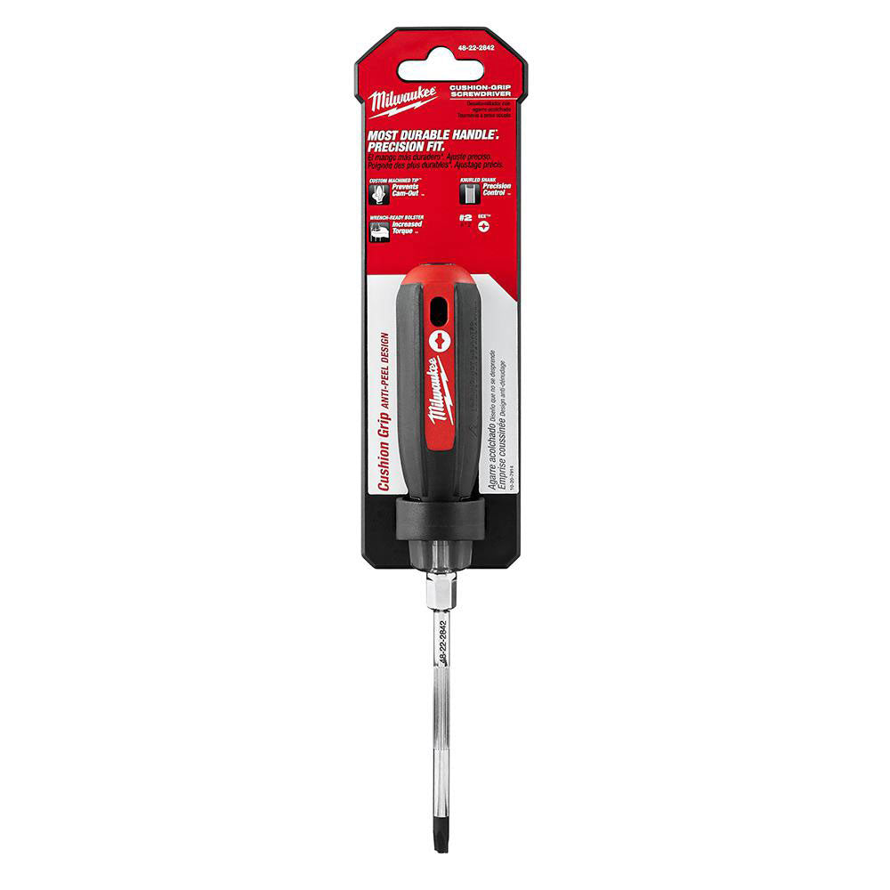 Milwaukee 48-22-2842 #2 ECX - 4 Cushion Grip Screwdriver