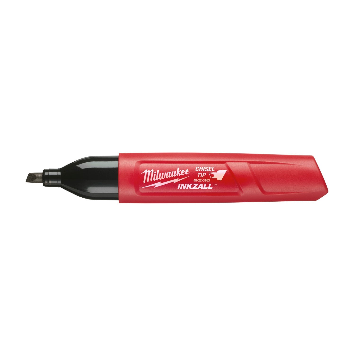 Milwaukee 48-22-3130 INKZALL Black Chiesel Tip Markers