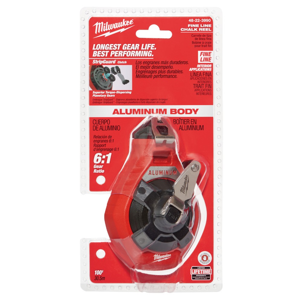 Milwaukee 48-22-3990 100 Precision Chalk N Reel, Bare