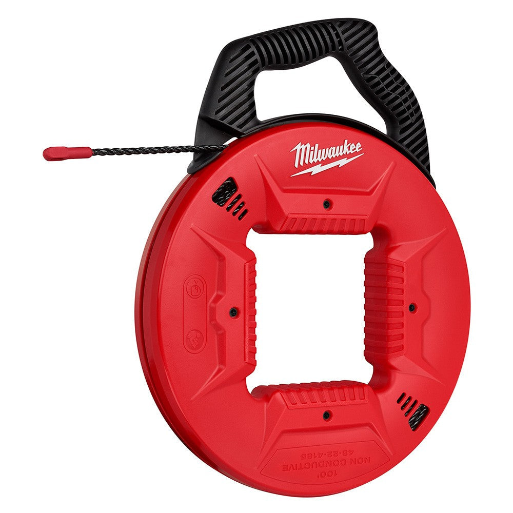 Milwaukee 48-22-4165 100 Polyester Fish Tape w/ Nonconductive Tip