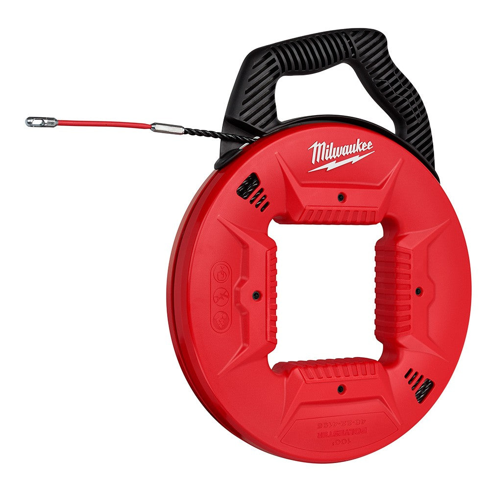 Milwaukee 48-22-4195 100 Polyester Fish Tape w/ Flexible Metal Leader