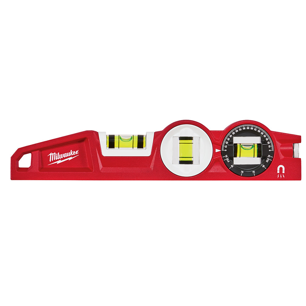 Milwaukee 48-22-5210 10 Die cast Torpedo Level with 360 Degree Locking Vial