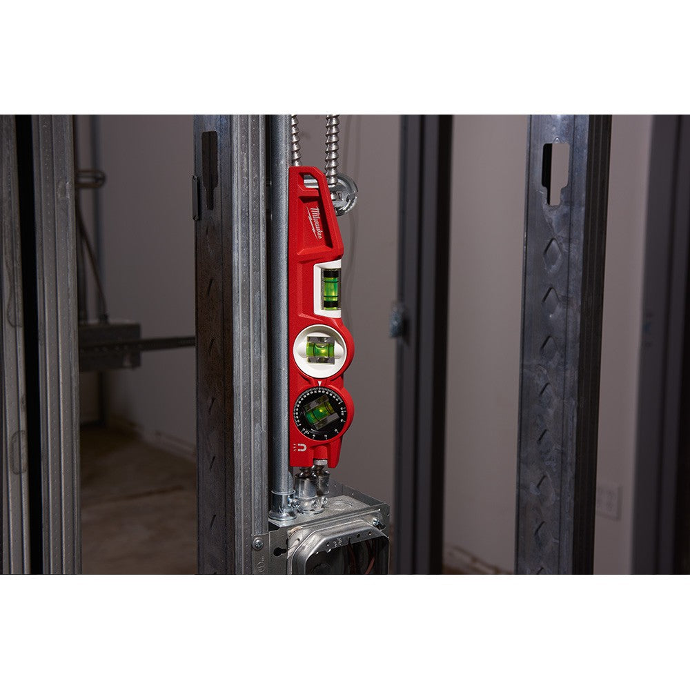 Milwaukee 48-22-5210 10 Die cast Torpedo Level with 360 Degree Locking Vial