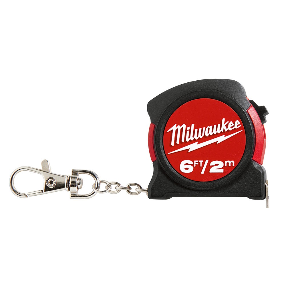 Milwaukee 48-22-5506 6Ft / 2M Keychain Tape Measure (Bulk)