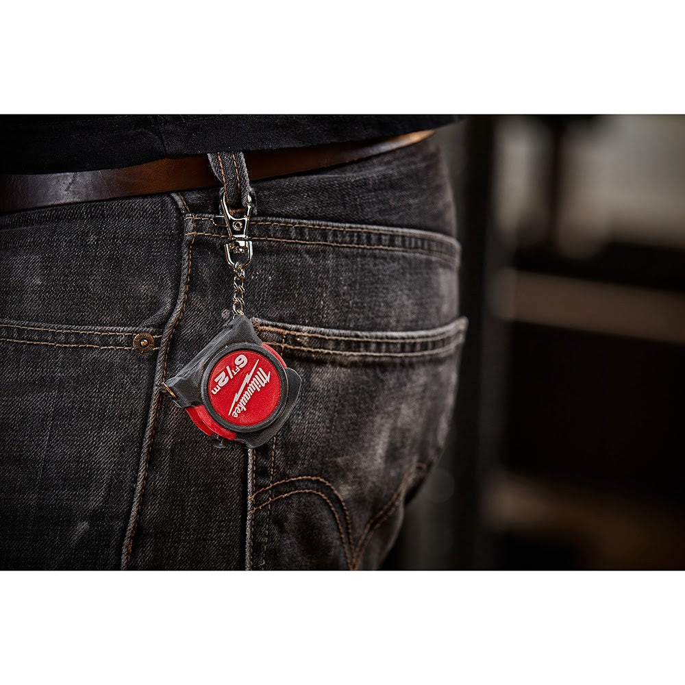 Milwaukee 48-22-5506 6Ft / 2M Keychain Tape Measure (Bulk)