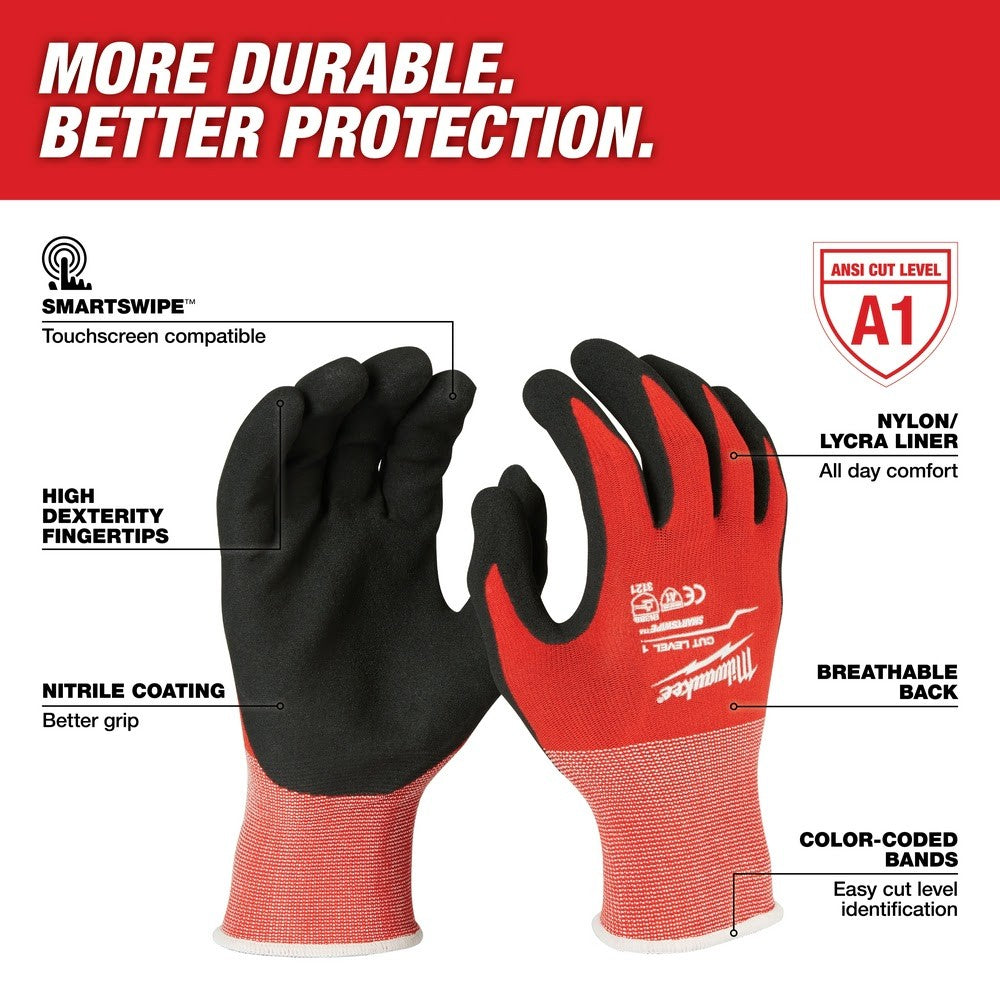 Milwaukee 48-22-8901 Dipped Gloves - M