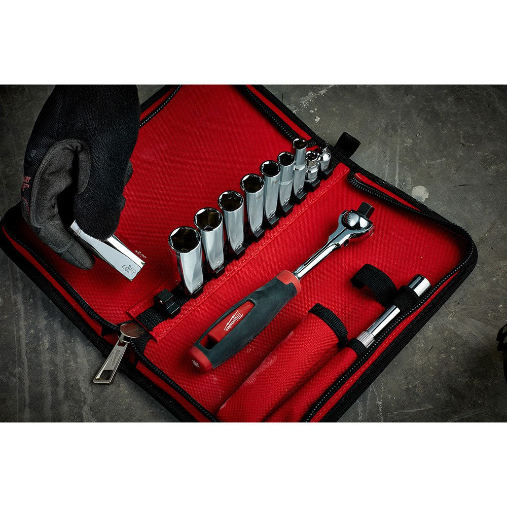 Milwaukee 48-22-9001 12 Piece 3/8 Drive Metric Socket Set